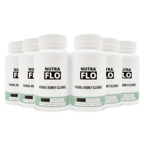 Buy 4 Get 2 Free Bottles of Nutraflo - Kidney Cleanse + 1 Free (Halloween Offer)